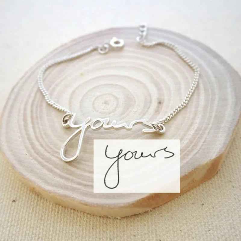 Actual Handwriting Custom Name Bracelet