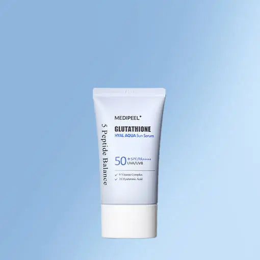 MEDIPEEL Glutathione Hyal Aqua Sun Serum SPF50+ PA++++ 50ml - Atelievuè