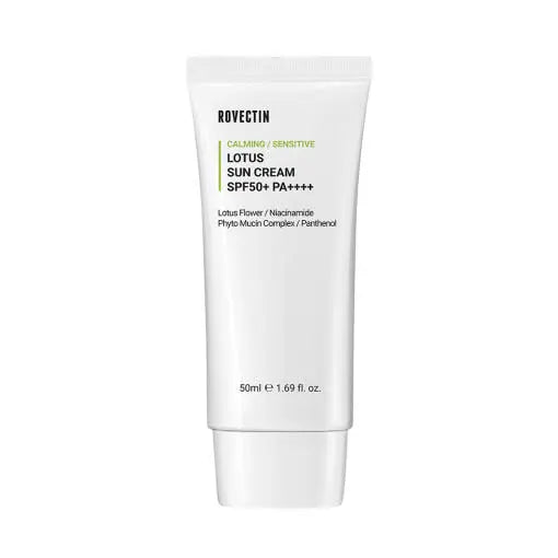 ROVECTIN Calming Lotus Sun Cream SPF50 PA++++ 50ml - Atelievuè