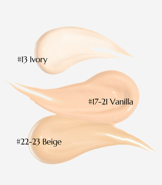 HEVEBLUE Pentaberry Glow Foundation Cushion SPF50+ PA++++ 15g (3colors) - Atelievuè