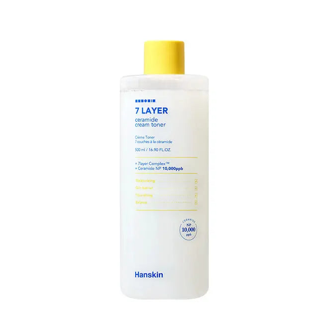 Hanskin 7 Layer Ceramide Cream Toner 500ml - Atelievuè