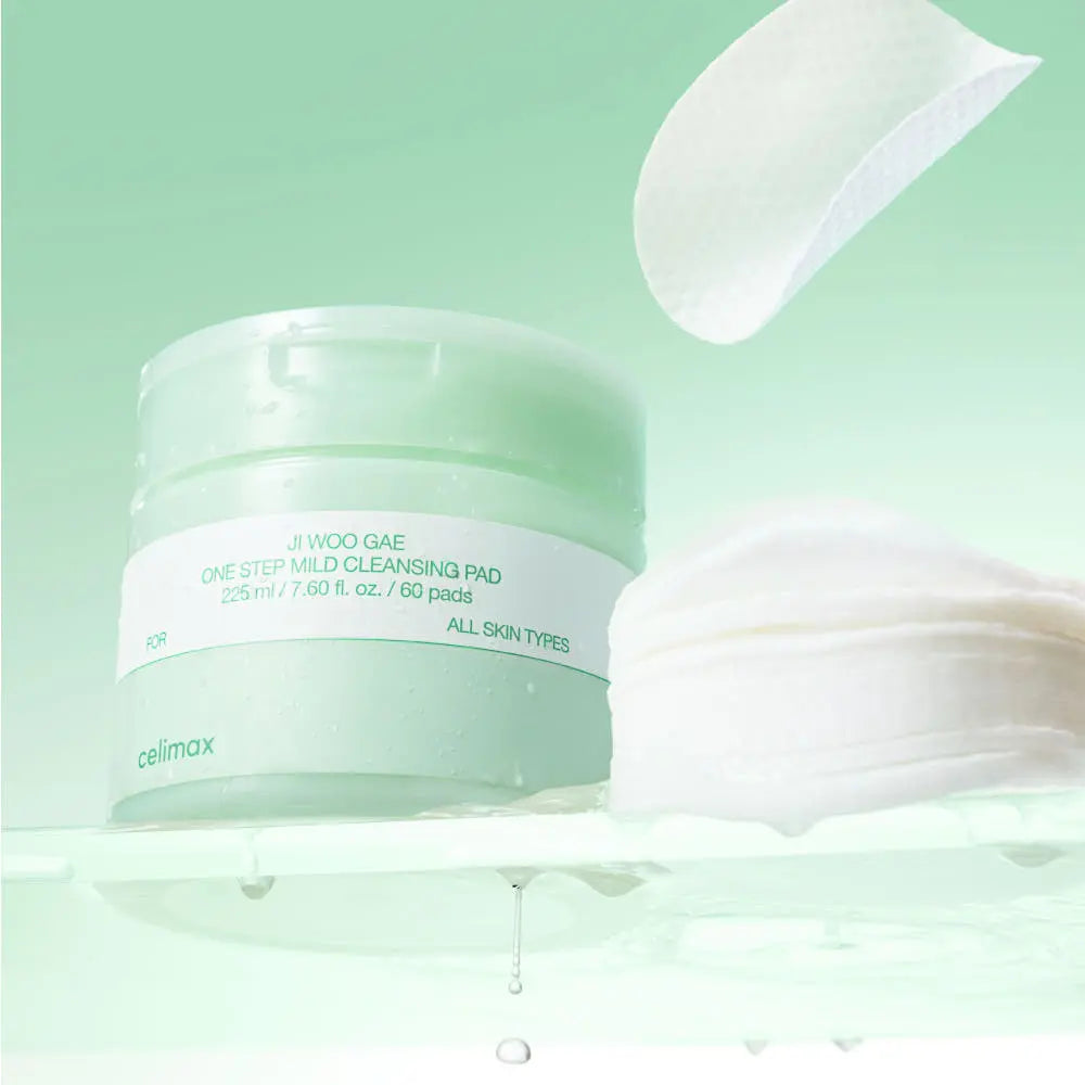 celimax JI WOO GAE One Step Mild Cleansing Pad 225ml/60ea - Atelievuè