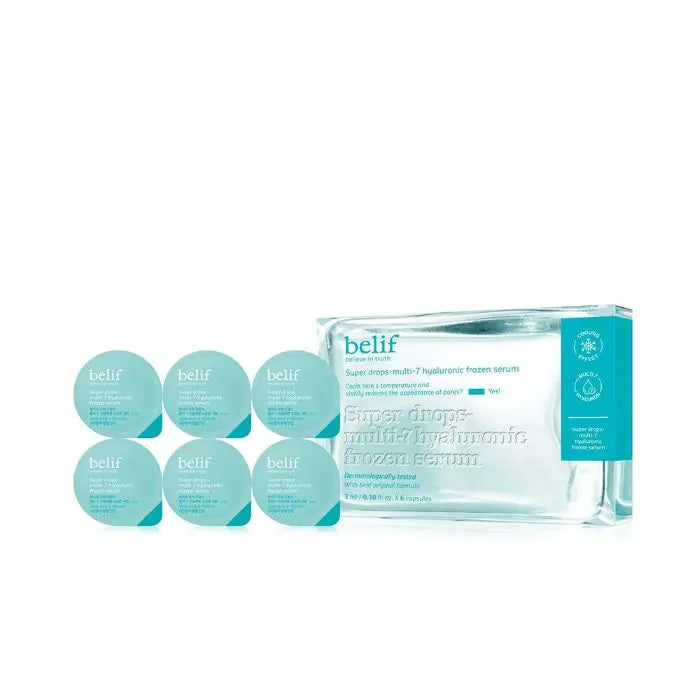 belif Super Drops Multi-7 Hyaluronic Frozen Serum 3ml X 6ea - Atelievuè