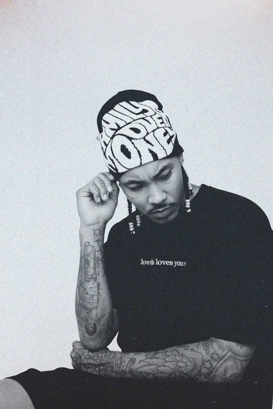Love Who Loves You (Black - Oversize Shirt) Fly Supply Co