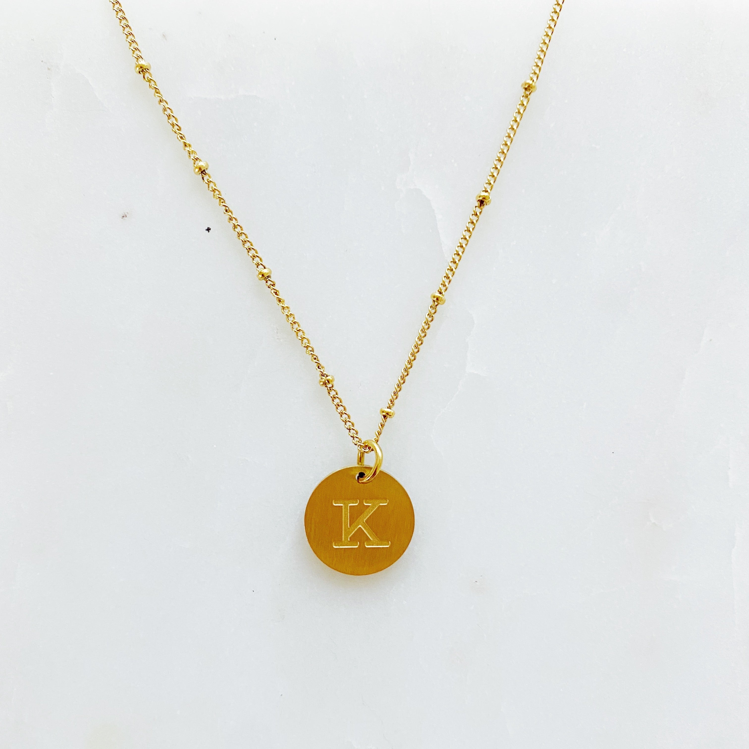 Ellison + Young: Singular Charm Initial Necklace Ellisonyoung.com