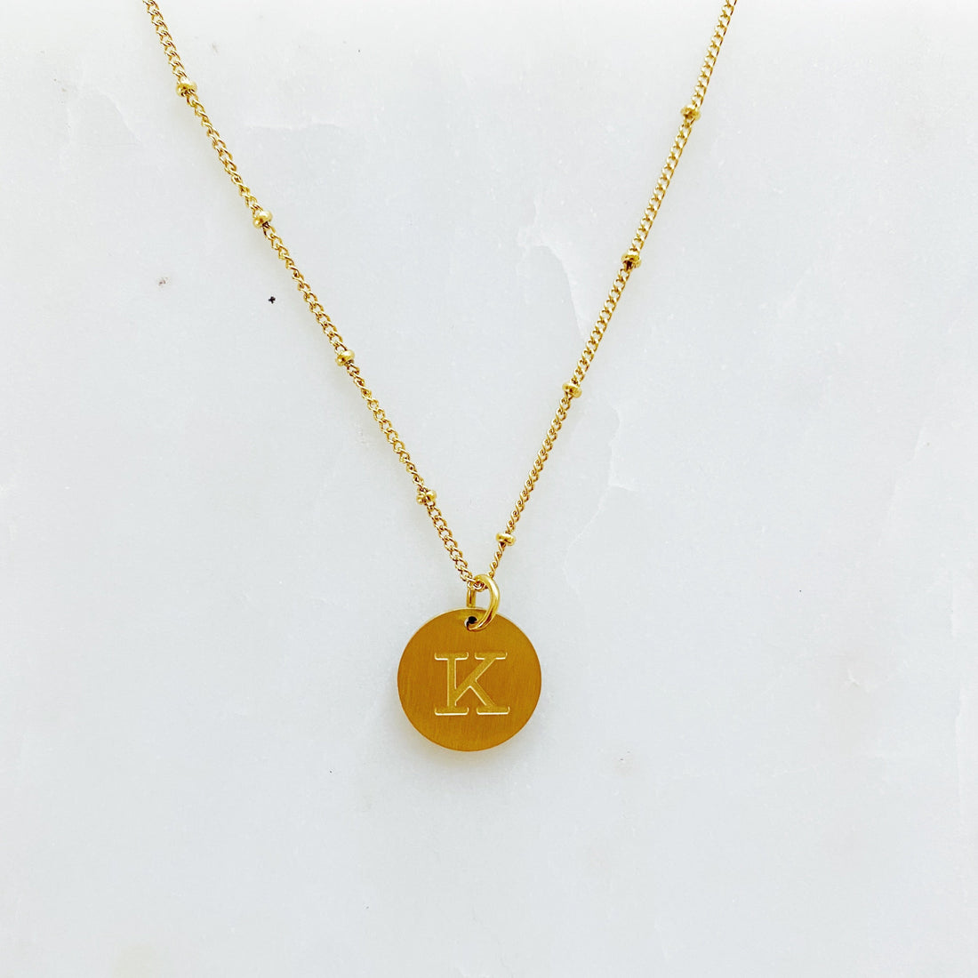 Ellison + Young: Singular Charm Initial Necklace Ellisonyoung.com