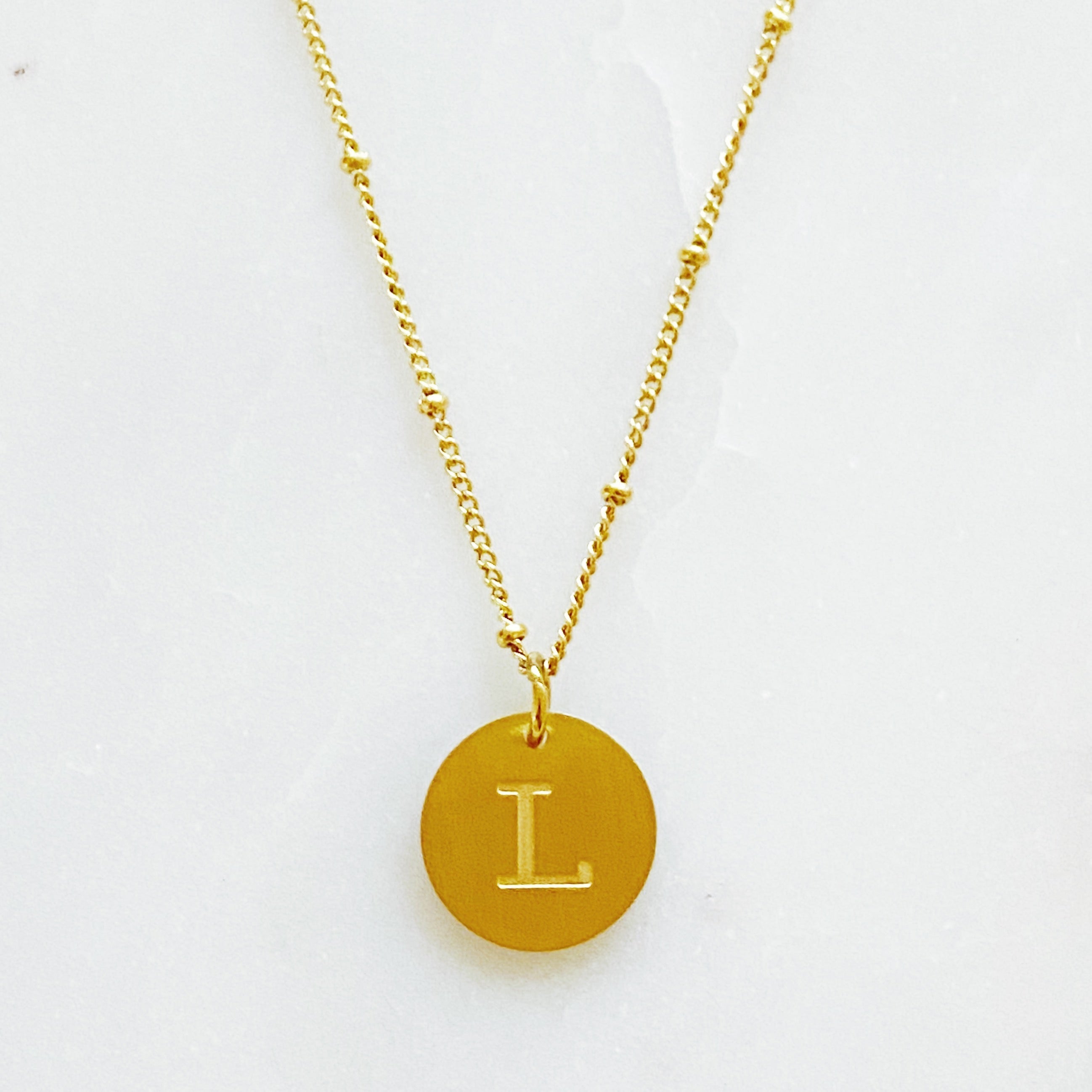 Ellison + Young: Singular Charm Initial Necklace Ellisonyoung.com