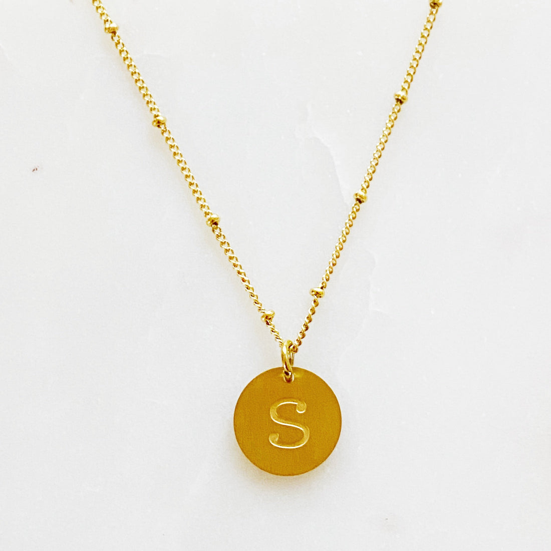 Ellison + Young: Singular Charm Initial Necklace Ellisonyoung.com