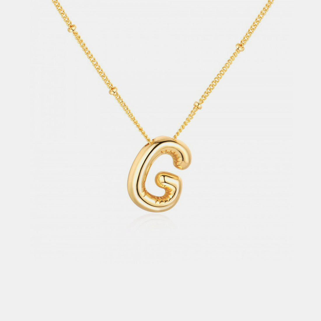 18K Gold Letter Pendant Necklace Mason & Madison Co. Jewelry