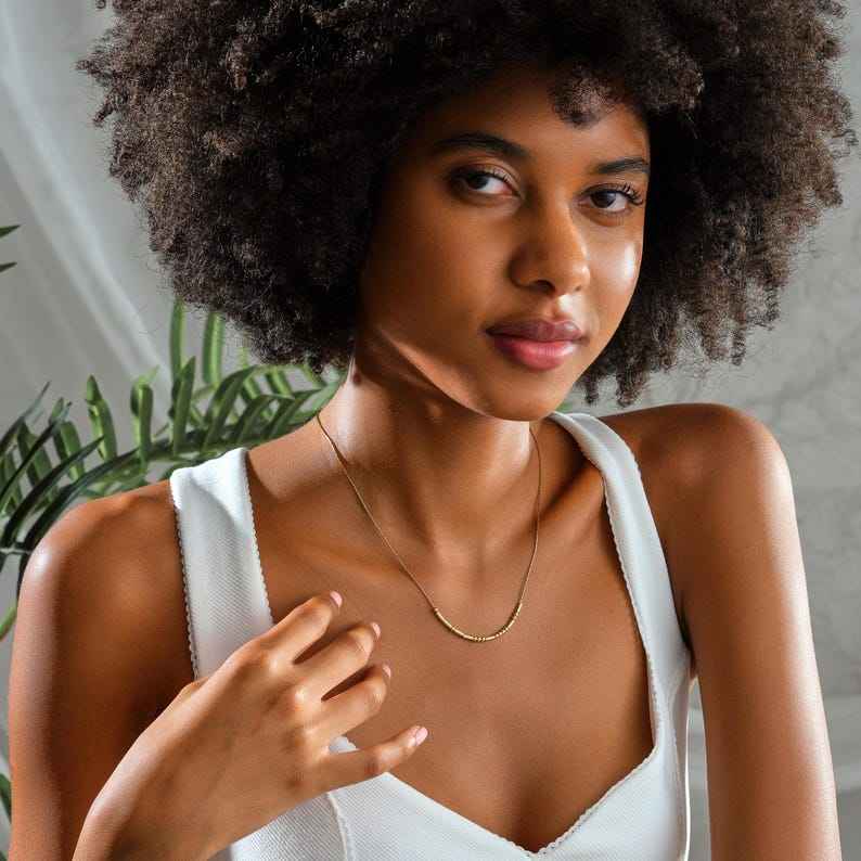 Morse Code Custom Name Necklace