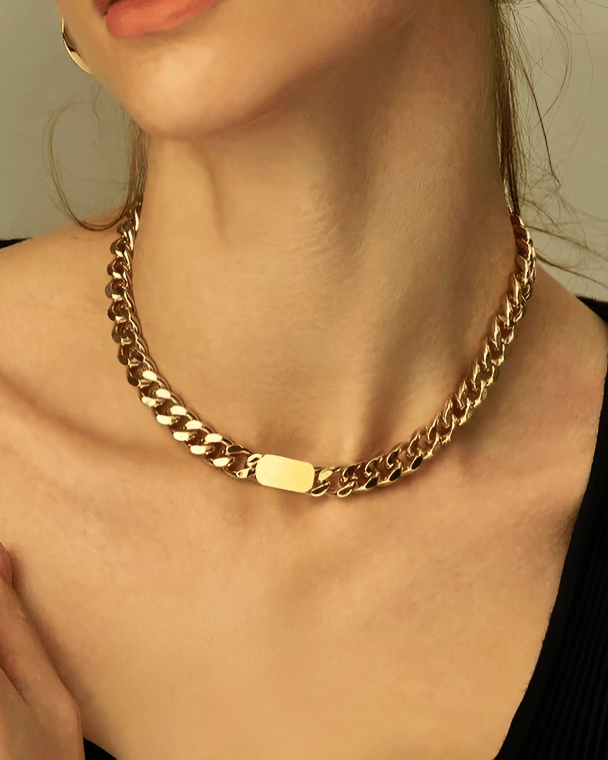 18K Gold Chain Necklace - MASON CHUNKY CHAIN™ To Be Elegant Mason & Madison Co. Jewelry