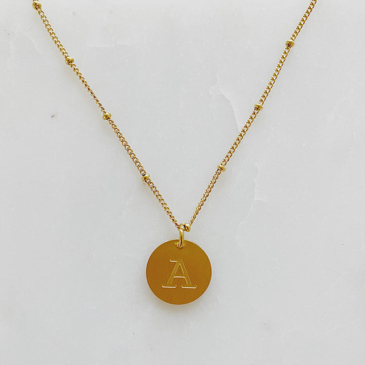 Ellison + Young: Singular Charm Initial Necklace Ellisonyoung.com