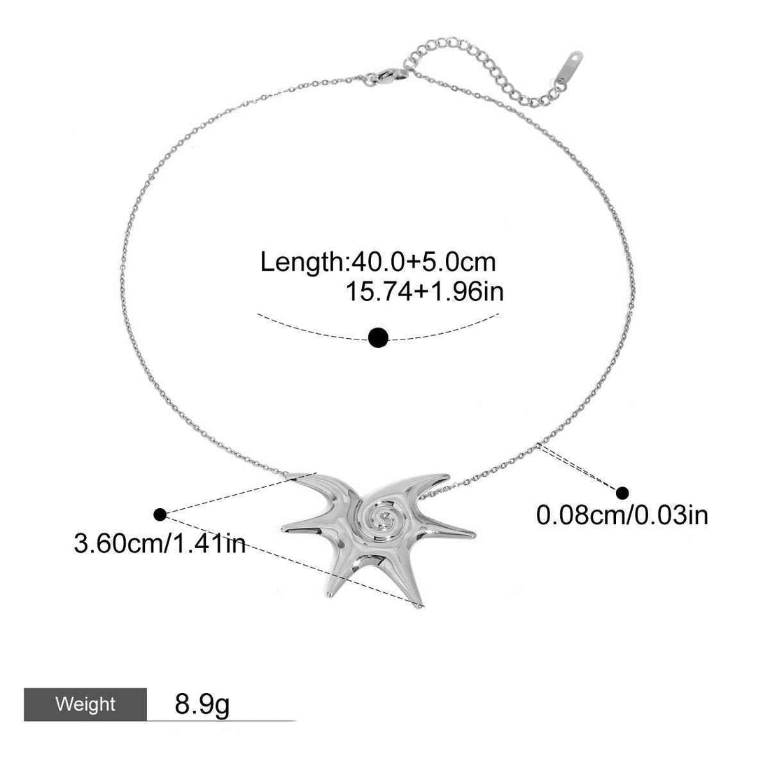 18K gold sun with thread design trendy and unique earrings and necklace set