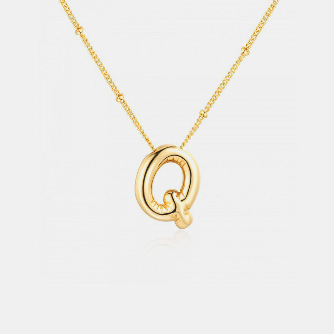 18K Gold Letter Pendant Necklace Mason & Madison Co. Jewelry
