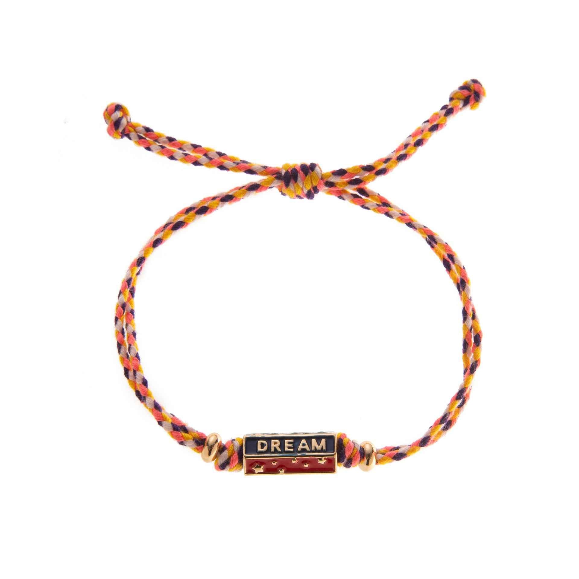 Bohemian style colorful love pendant necklace bracelet