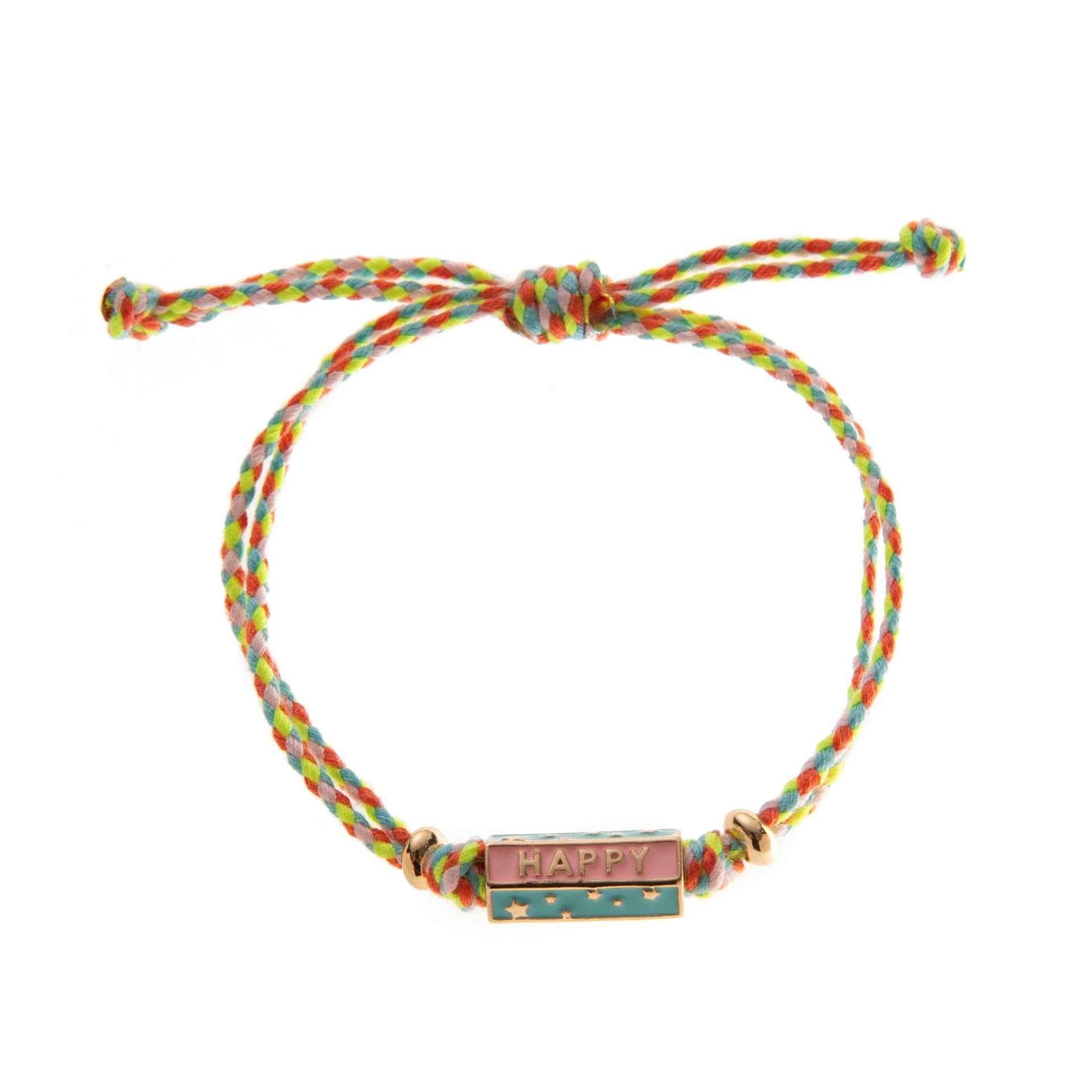 Bohemian style colorful love pendant necklace bracelet