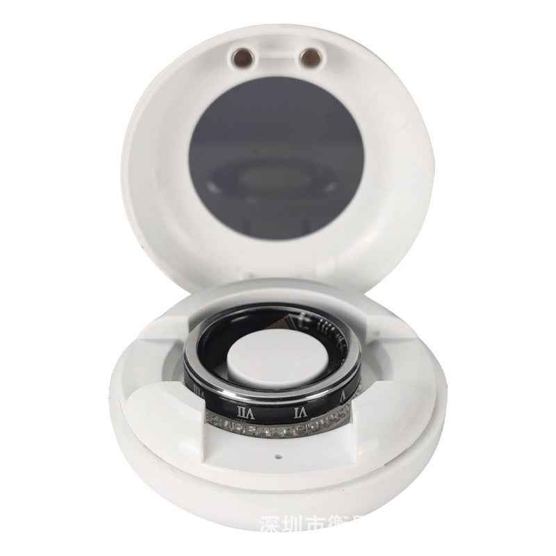 V2 Diamond-Encrusted Smart Ring (Titanium Steel)