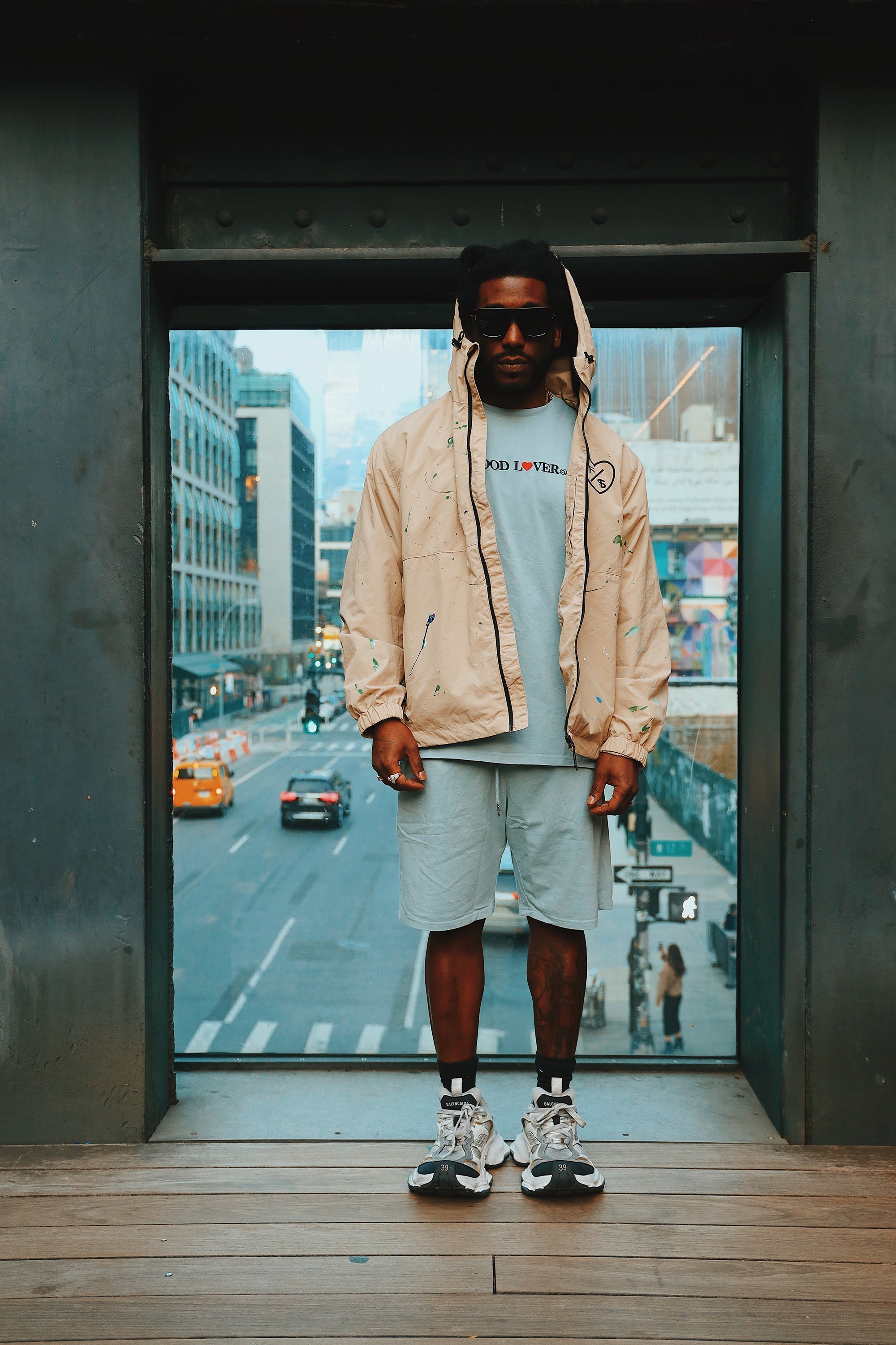 Hood Lover Vintage Denim Shirt - Oversize Fly Supply Co