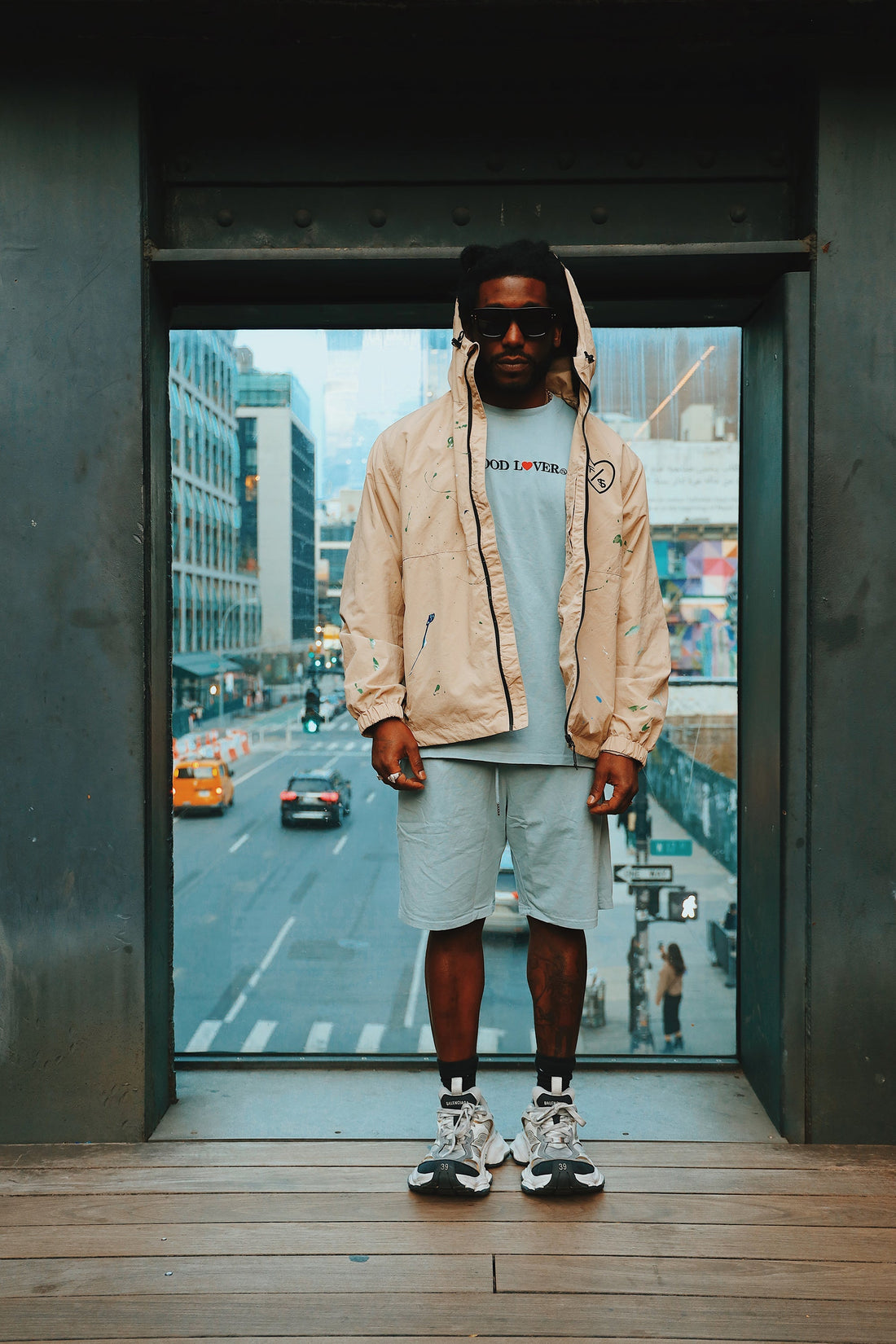Hood Lover Vintage Denim Shirt - Oversize Fly Supply Co