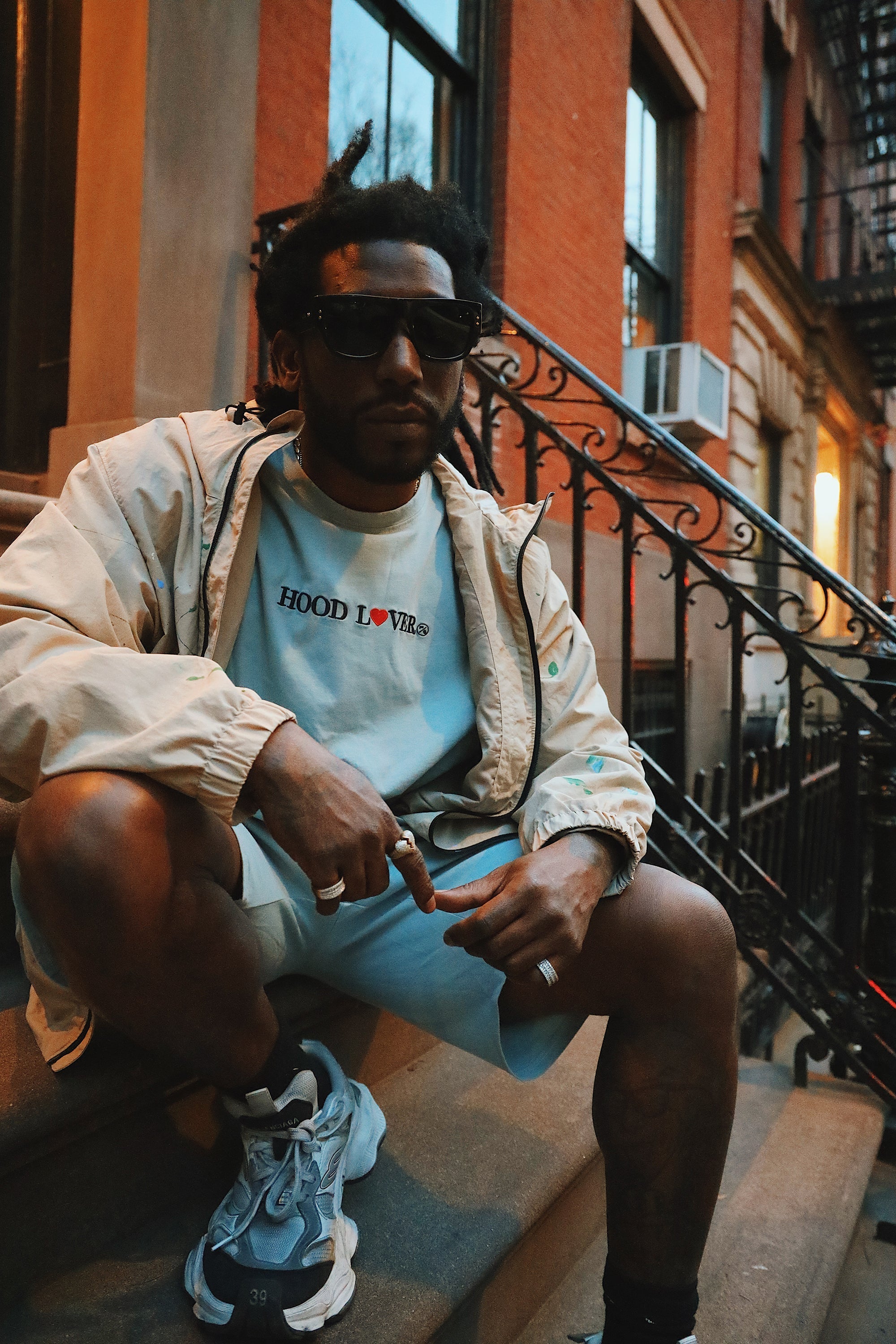 Hood Lover Vintage Denim Shirt - Oversize Fly Supply Co