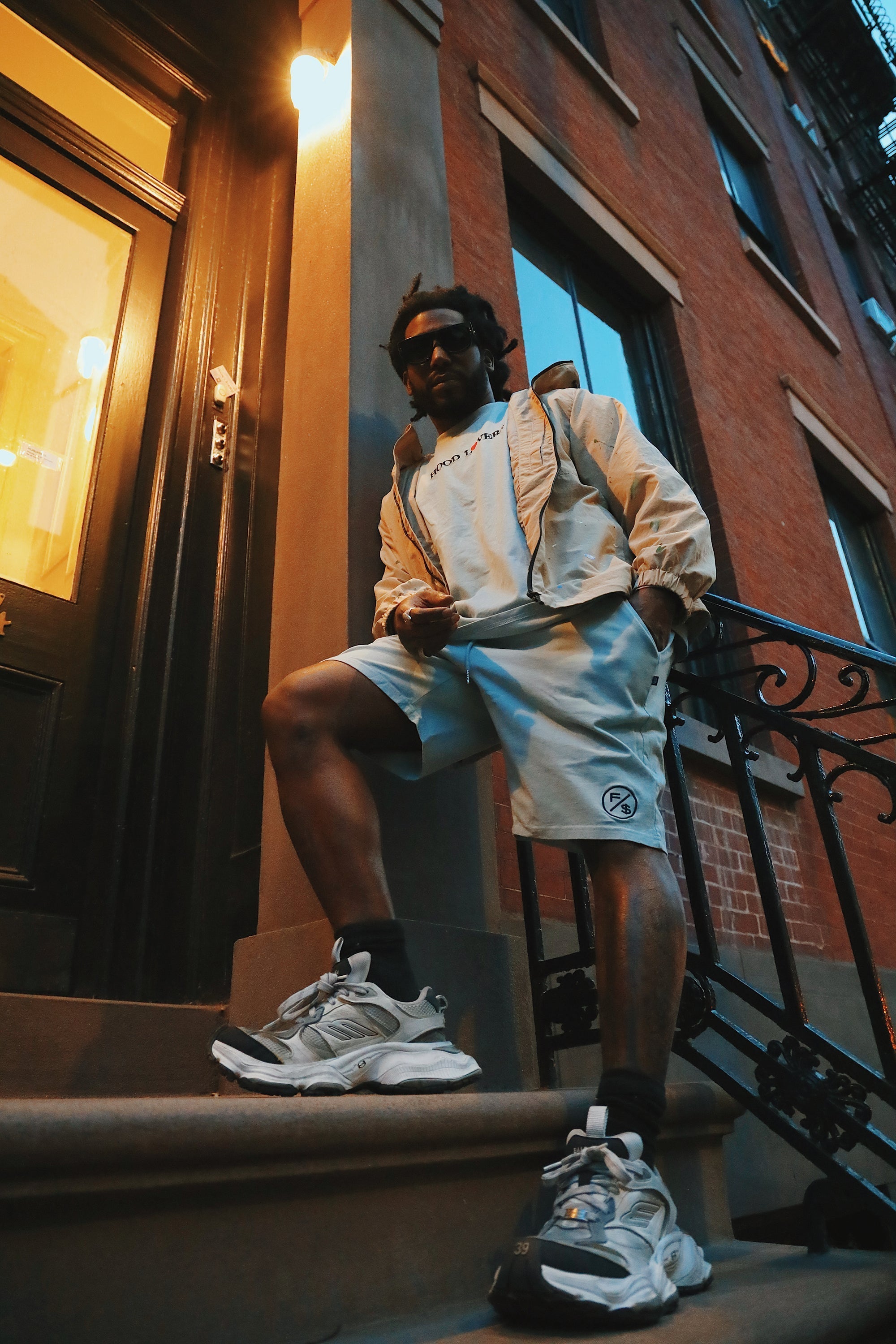 Hood Lover Vintage Denim Shirt - Oversize Fly Supply Co