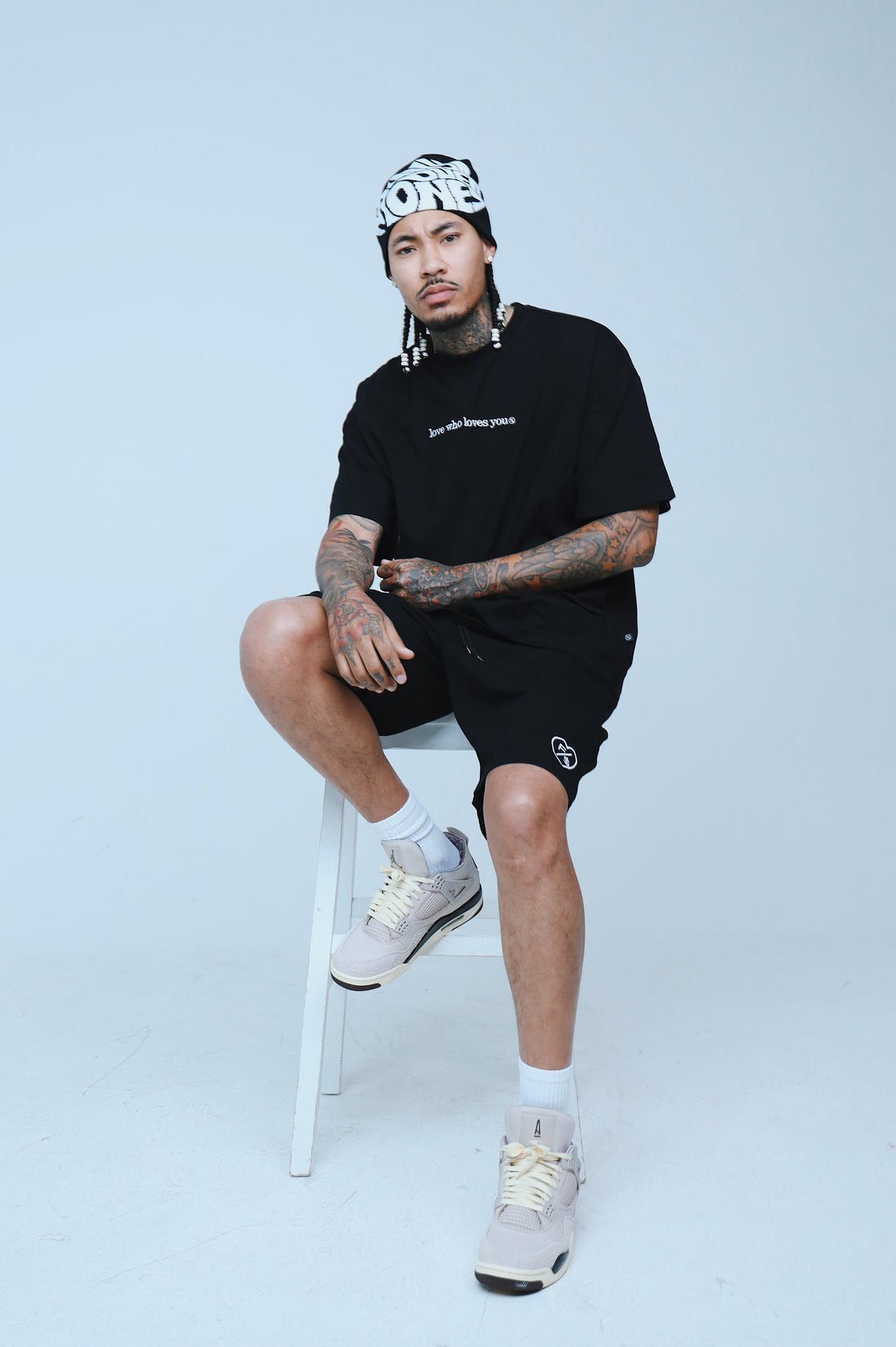 Love Who Loves You (Black - Oversize Shirt) Fly Supply Co