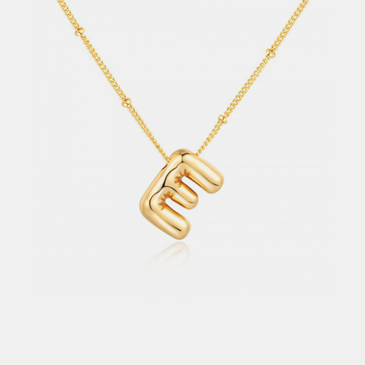 18K Gold Letter Pendant Necklace Mason & Madison Co. Jewelry