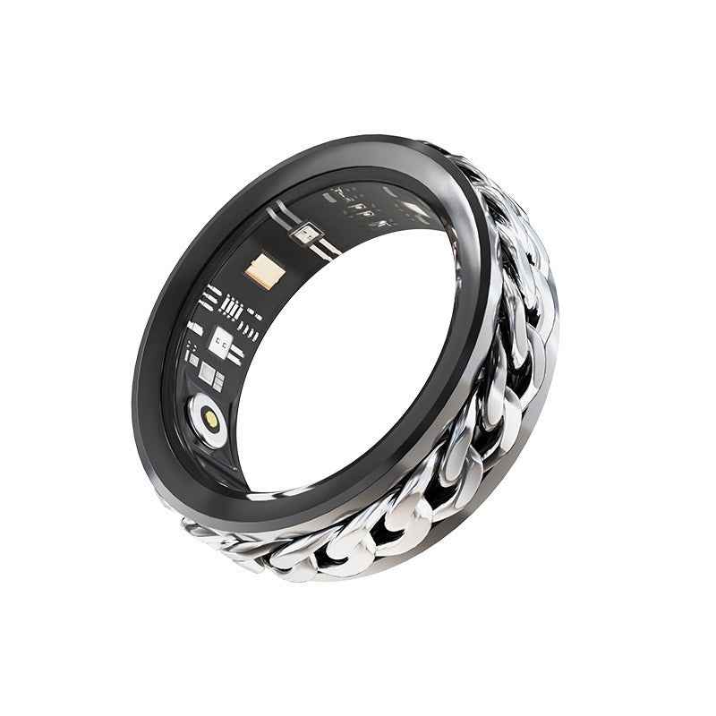 European and American style rotating stress-relieving men's ring