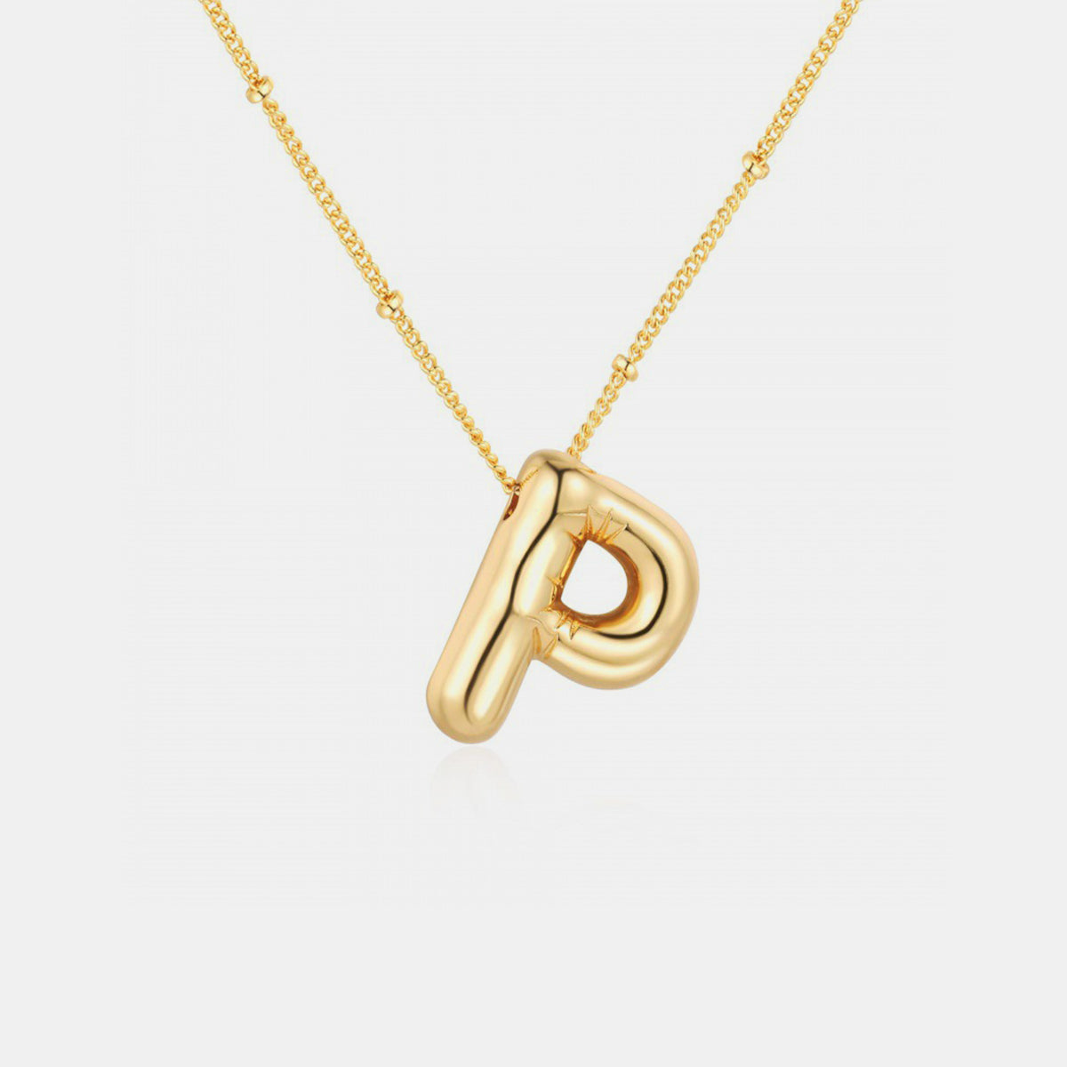 18K Gold Letter Pendant Necklace Mason & Madison Co. Jewelry