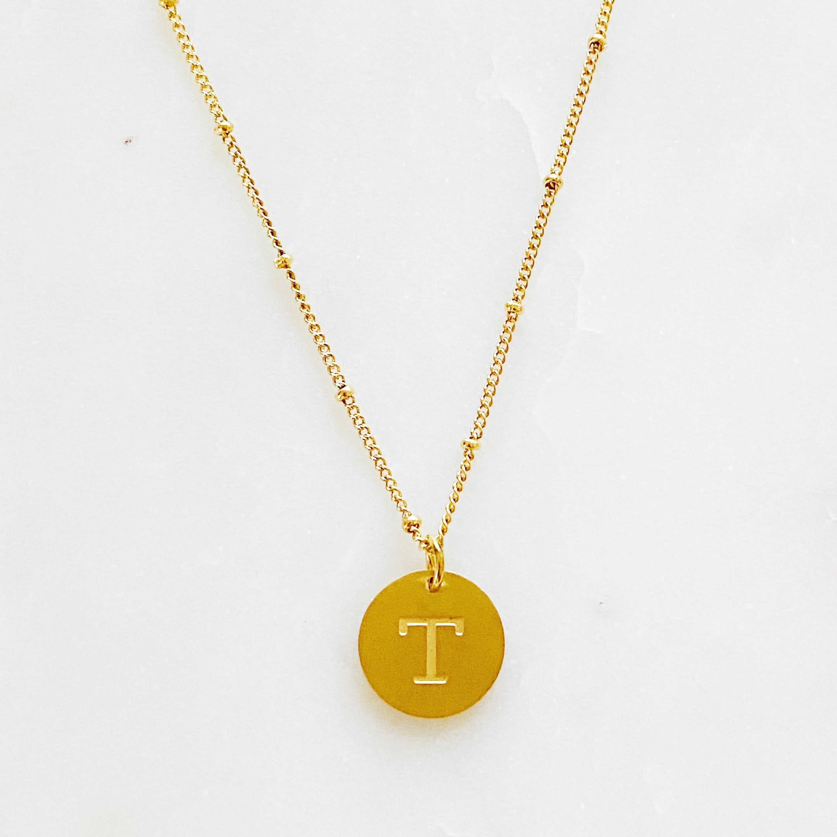 Ellison + Young: Singular Charm Initial Necklace Ellisonyoung.com