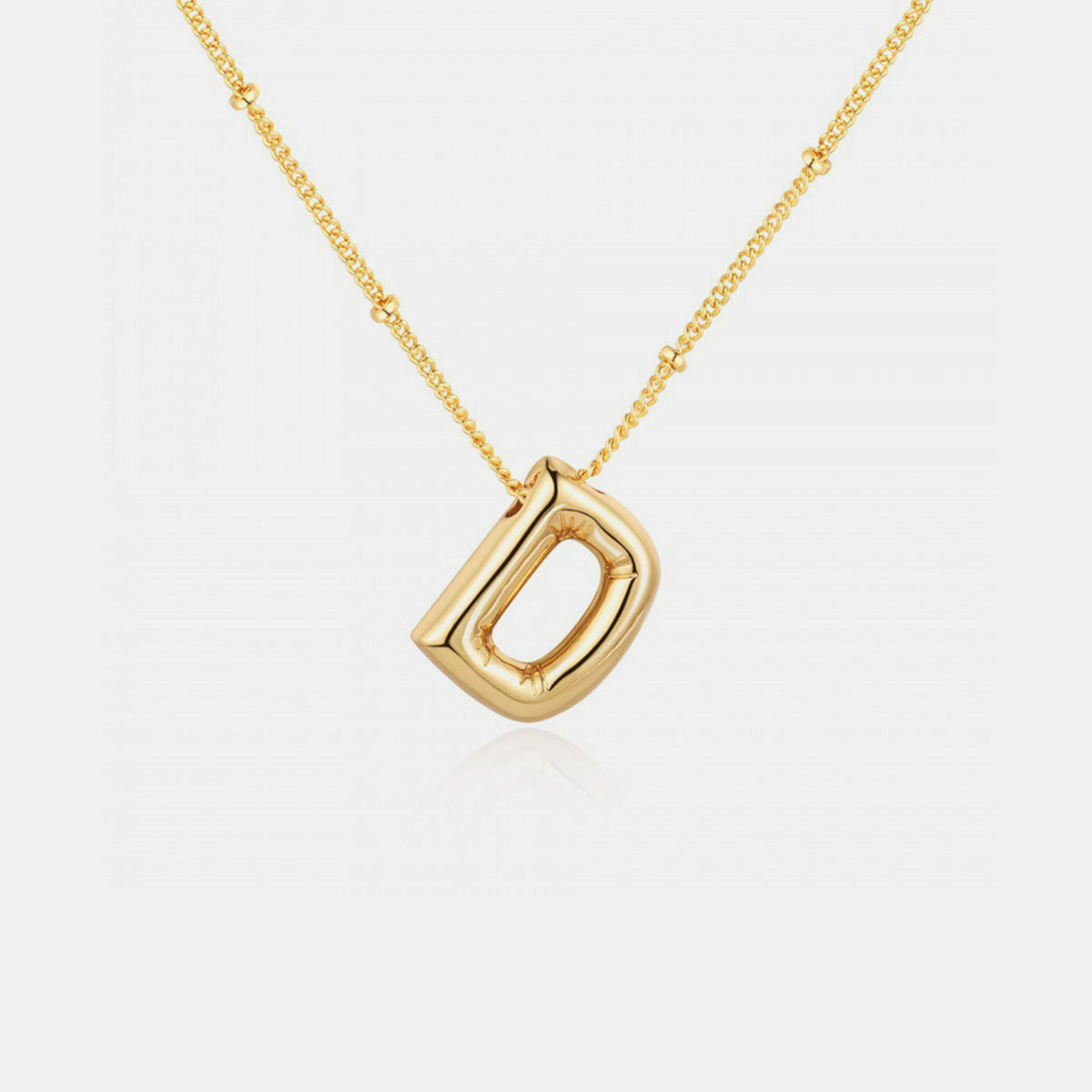 18K Gold Letter Pendant Necklace Mason & Madison Co. Jewelry