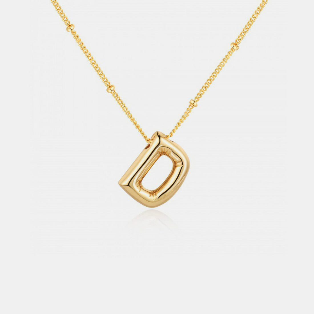 18K Gold Letter Pendant Necklace Mason & Madison Co. Jewelry