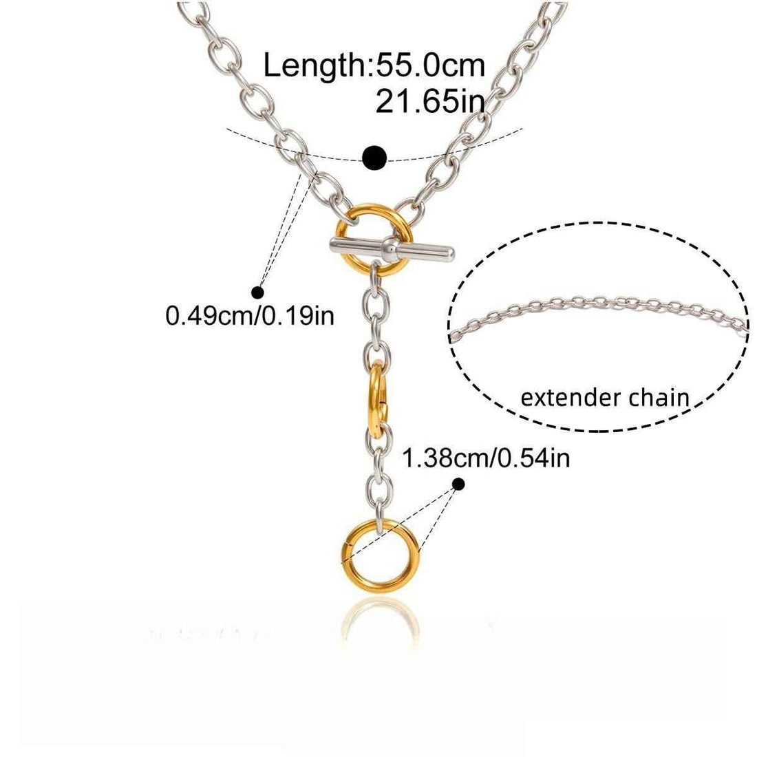 18K gold lightweight luxury Cuban link chain