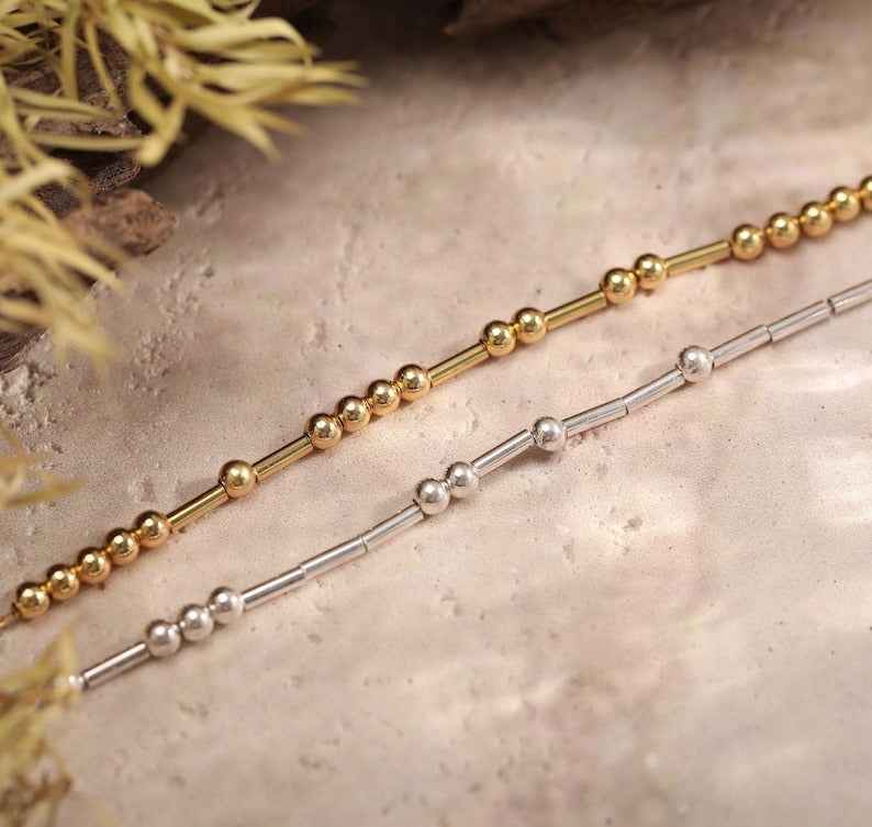 Morse Code Custom Name Bracelet