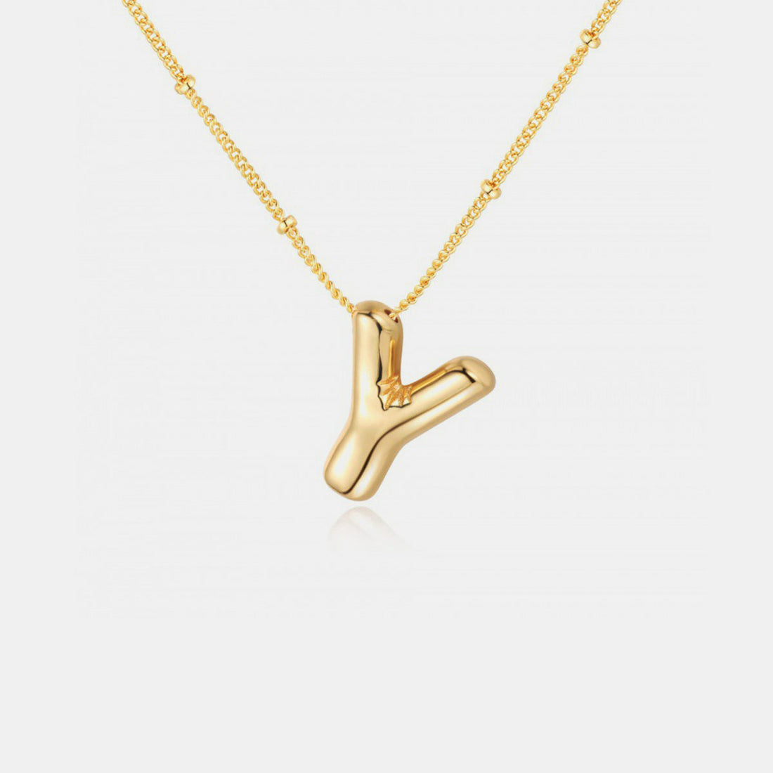 18K Gold Letter Pendant Necklace Mason & Madison Co. Jewelry