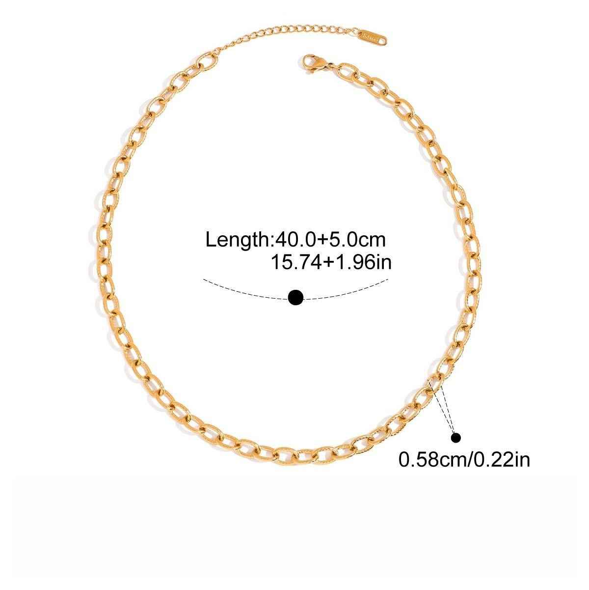 18K Stainless Steel Horseshoe U-shaped Tiger's Eye and Malachite Pendant Necklace