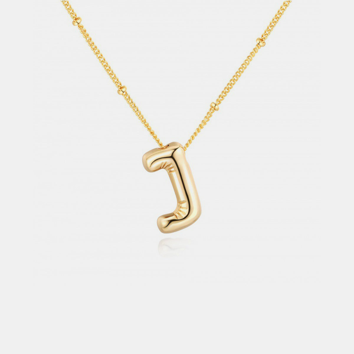 18K Gold Letter Pendant Necklace Mason & Madison Co. Jewelry