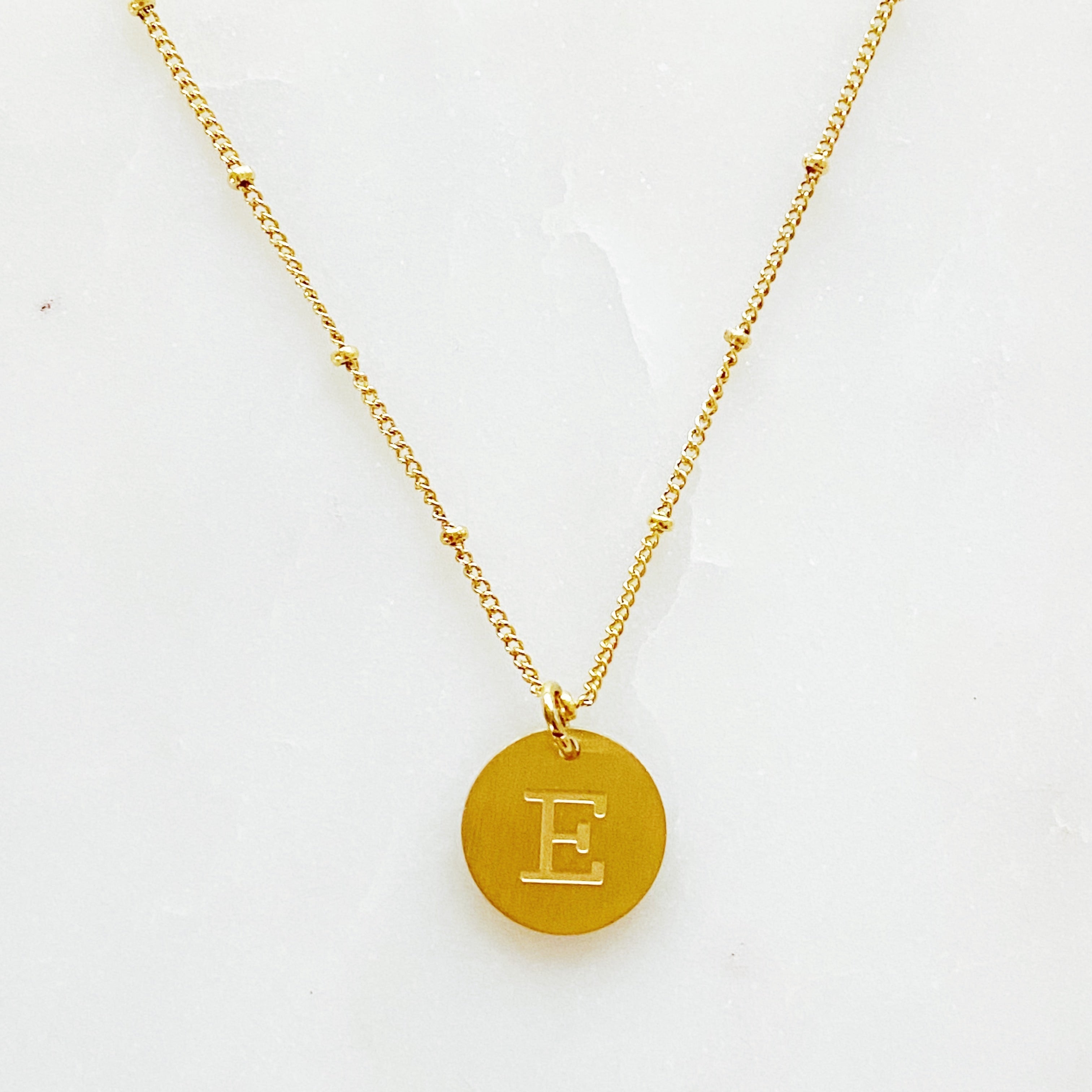Ellison + Young: Singular Charm Initial Necklace Ellisonyoung.com