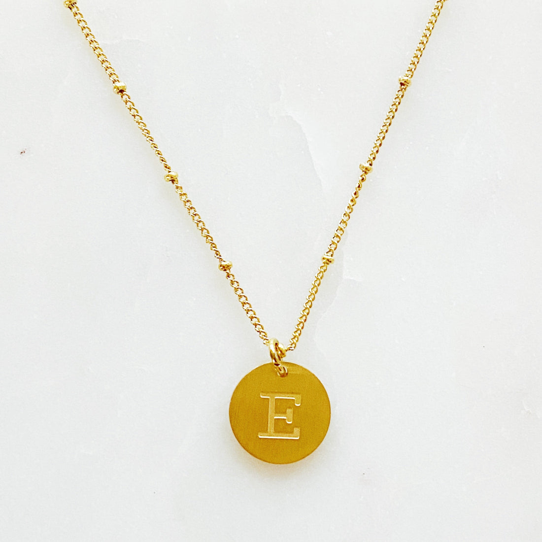 Ellison + Young: Singular Charm Initial Necklace Ellisonyoung.com