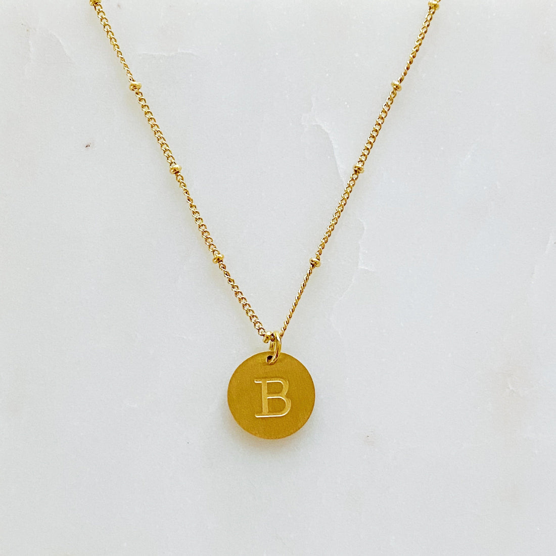 Ellison + Young: Singular Charm Initial Necklace Ellisonyoung.com