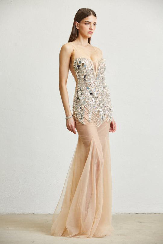 Mosaic Glimer Dress RosePaulino