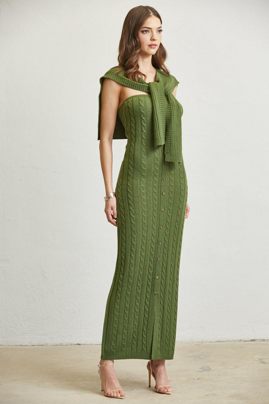 Sleeveless Knit Dress & Maxi Sweater Dress from Rose Paulino RosePaulino