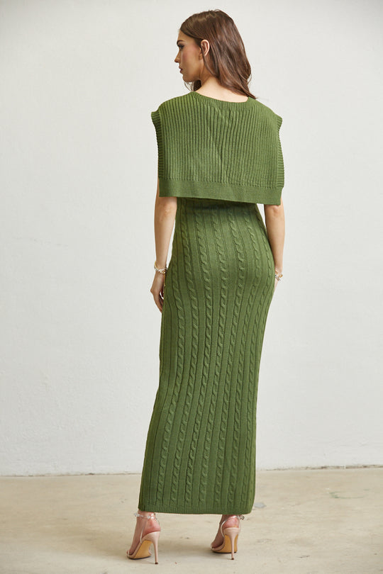 Sleeveless Knit Dress & Maxi Sweater Dress from Rose Paulino RosePaulino