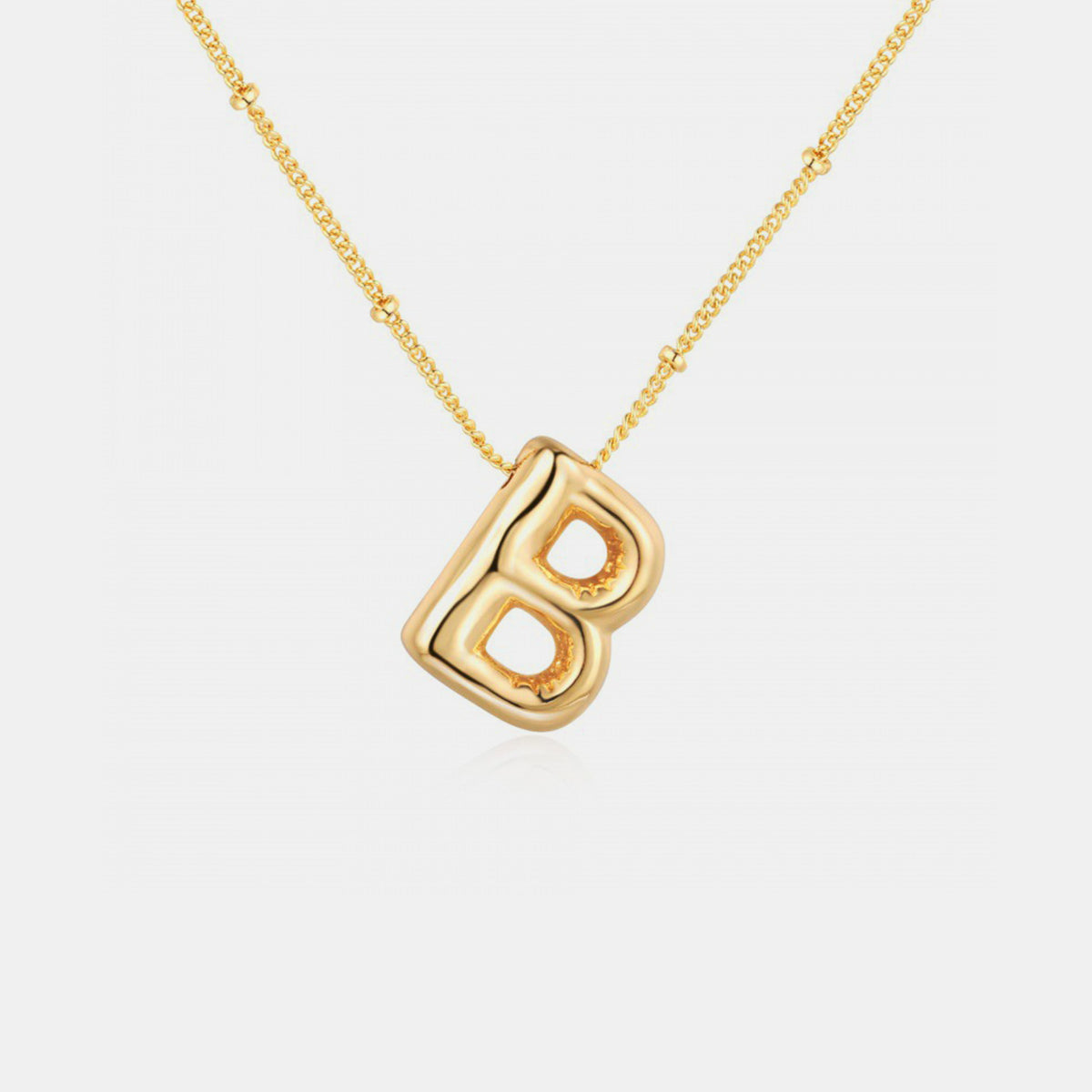 18K Gold Letter Pendant Necklace Mason & Madison Co. Jewelry