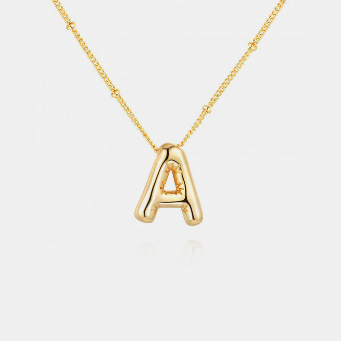 18K Gold Letter Pendant Necklace Mason & Madison Co. Jewelry