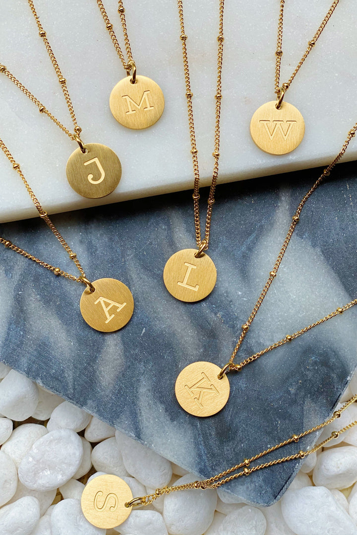 Ellison + Young: Singular Charm Initial Necklace Ellisonyoung.com