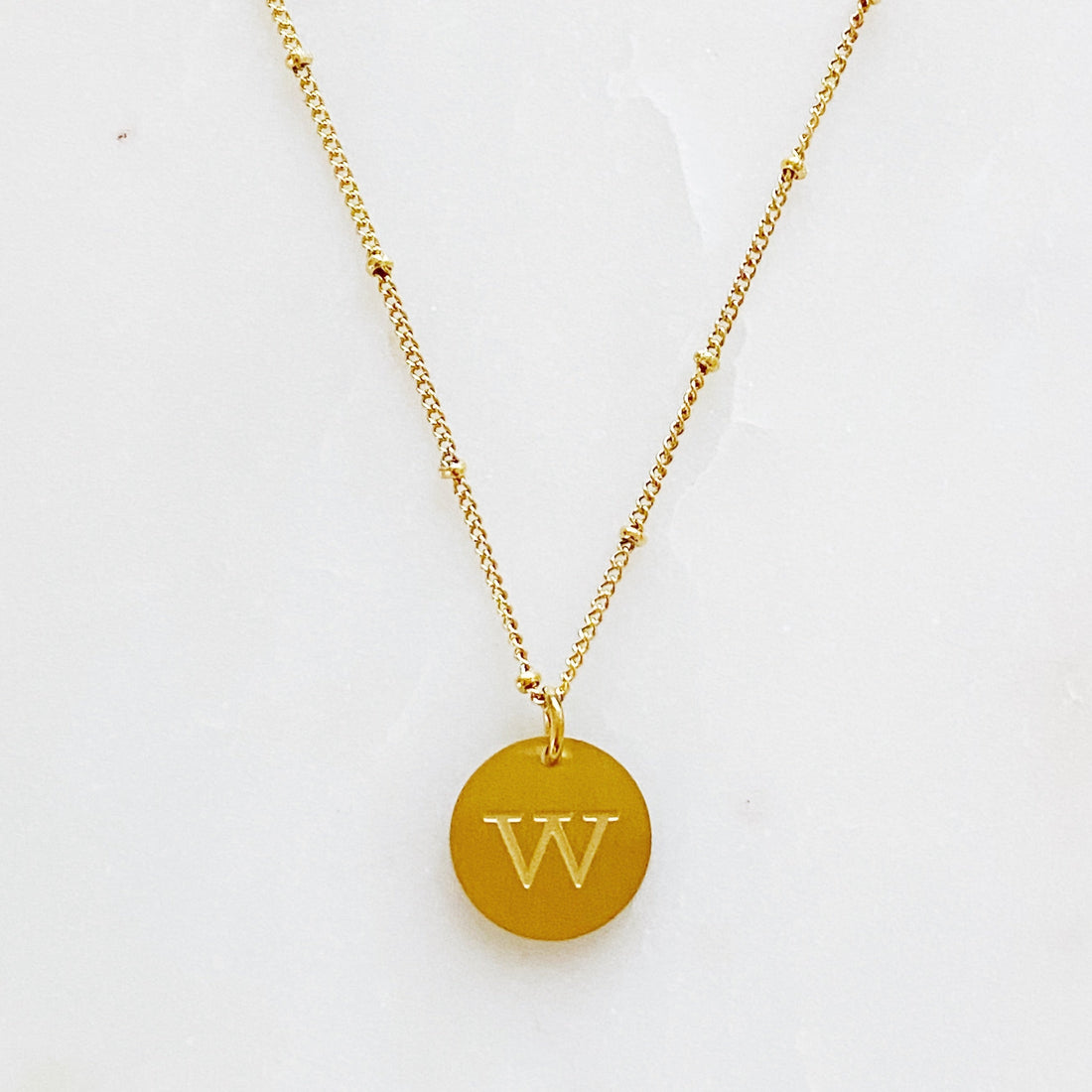 Ellison + Young: Singular Charm Initial Necklace Ellisonyoung.com