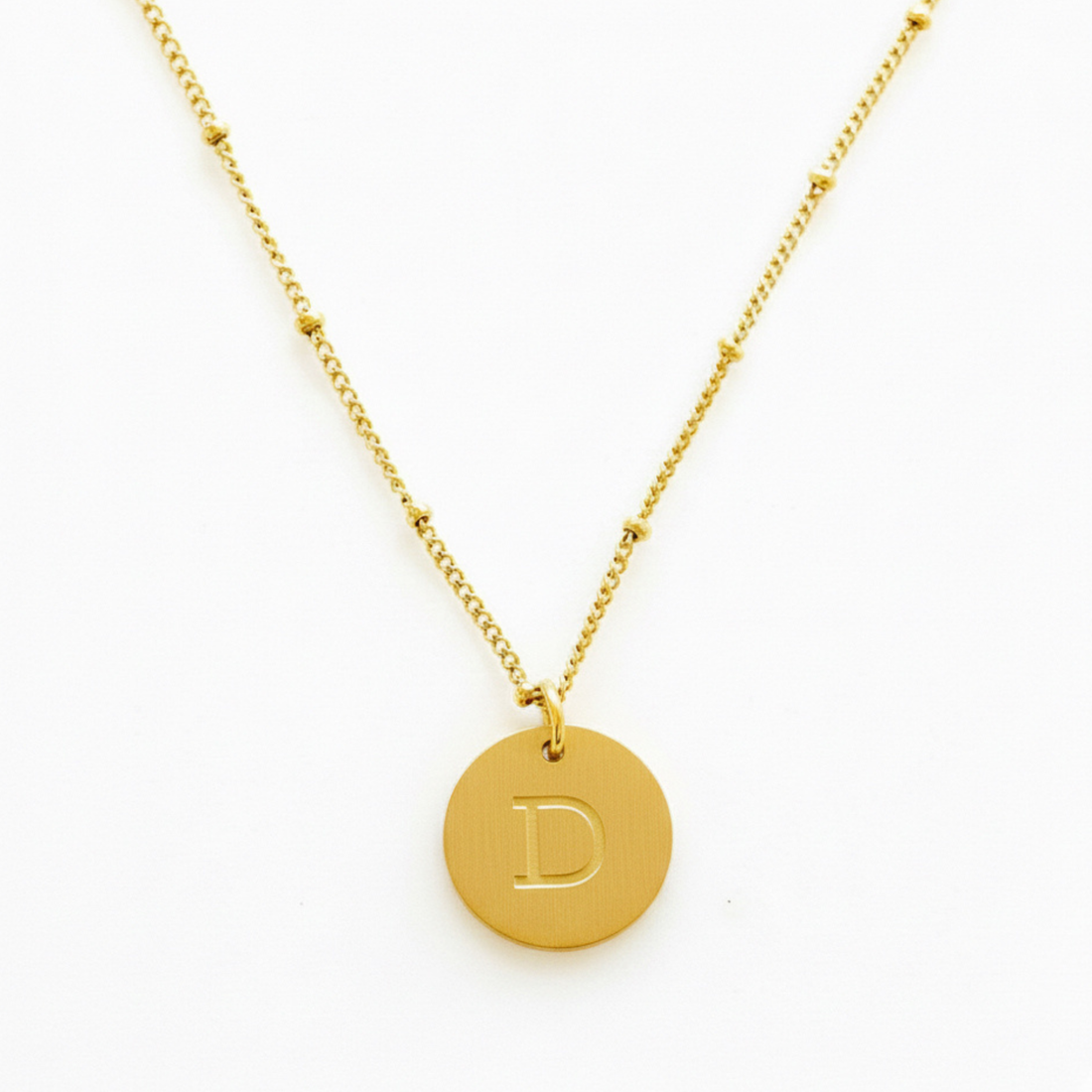 Ellison + Young: Singular Charm Initial Necklace Ellisonyoung.com