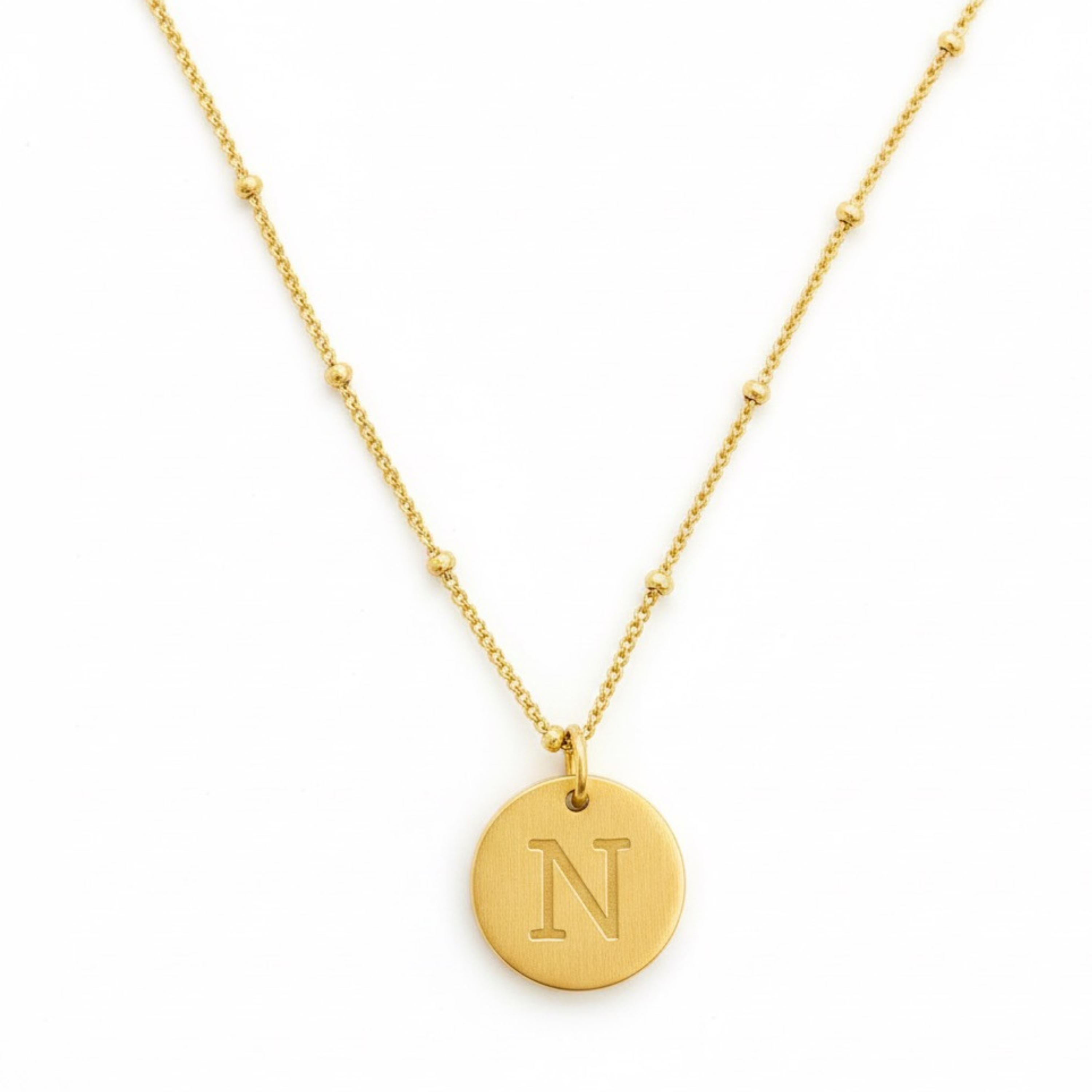Ellison + Young: Singular Charm Initial Necklace Ellisonyoung.com