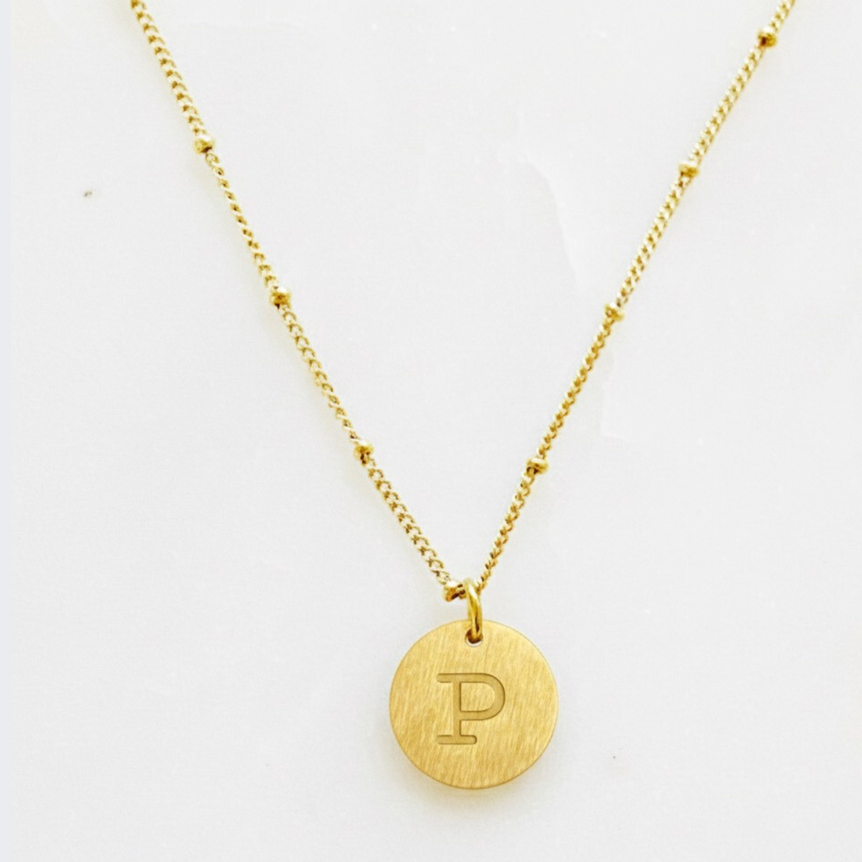 Ellison + Young: Singular Charm Initial Necklace Ellisonyoung.com